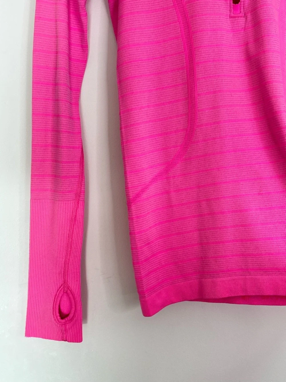 Lululemon Run: Swiftly Tech 1/2 Zip Heathered Raspberry Glo Light Size 4 Active